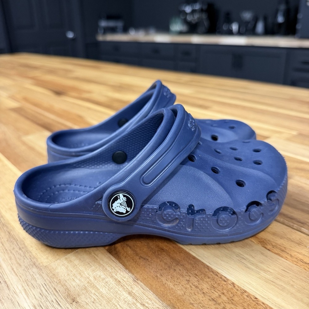 Crocs Kids Baya Clogs Classic Navy Clogs Size C12